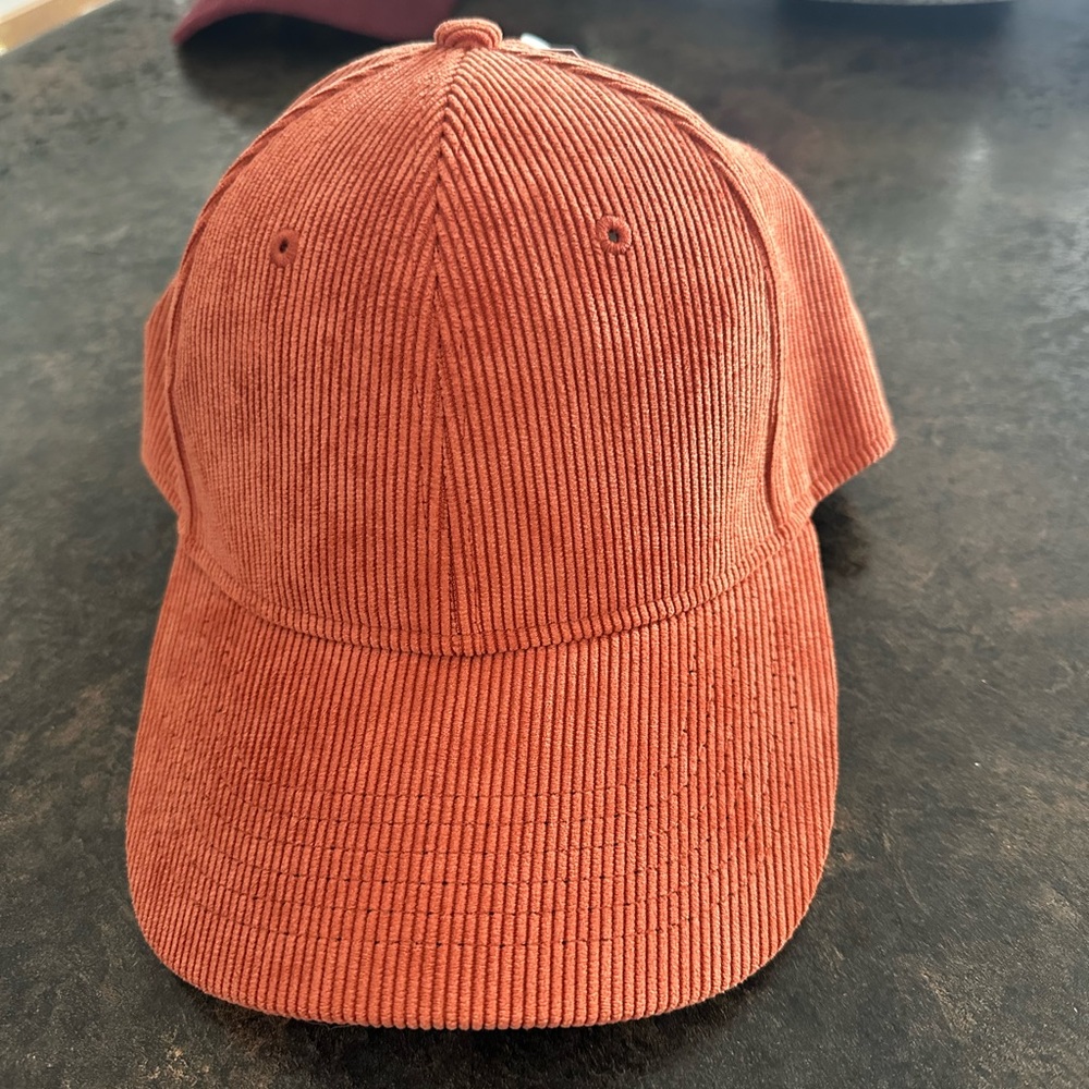 Goodfellow & Co. Orange Corduroy Baseball Cap